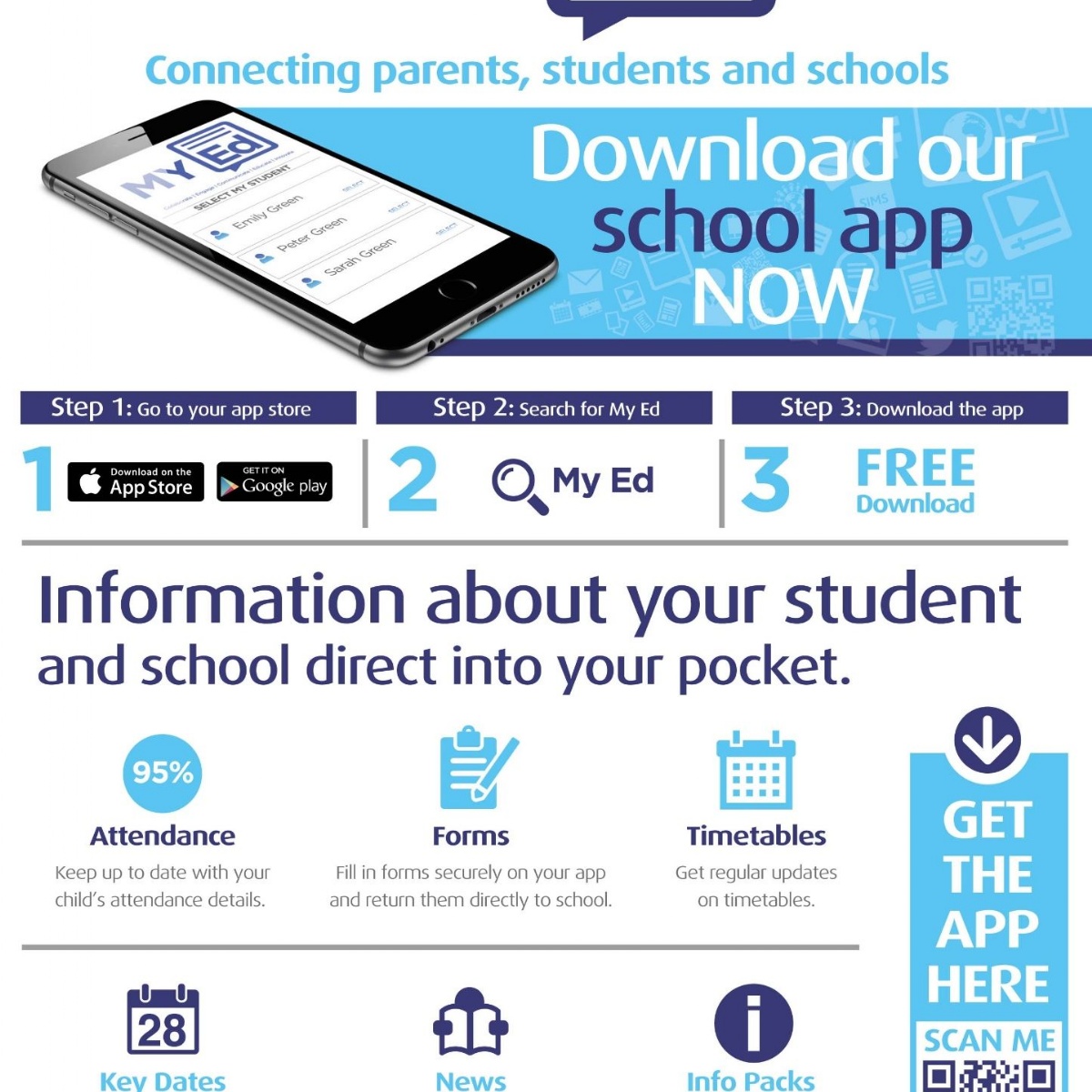 Lealands High School - Download our new, free, parent communication app